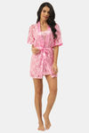 Ms.Lingies Satin Babydoll With Thong - Pink — thumbnail 4