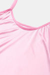 Ms.Lingies Satin Babydoll With Thong - Pink — thumbnail 5