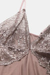 Ms.Lingies Satin Babydoll With Thong - Beige — thumbnail 5