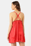 Ms.Lingies Modal Babydoll With Thong - Maroon — thumbnail 3