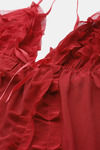 Ms.Lingies Rayon Babydoll With Thong - Maroon — thumbnail 4
