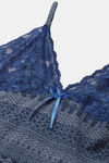 Ms.Lingies Modal Babydoll With Thong - Blue — thumbnail 5