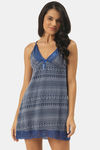 Ms.Lingies Modal Babydoll With Thong - Blue — thumbnail 1