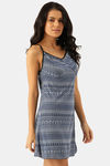 Ms.Lingies Modal Babydoll With Thong - Blue — thumbnail 2