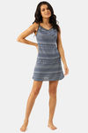 Ms.Lingies Modal Babydoll With Thong - Blue — thumbnail 4