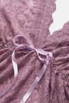 Ms.Lingies Lace Babydoll With Thong - Purple — thumbnail 4