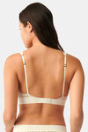 Sloggi Seven Padded Non-Wired Super-Soft Lace Bra - Ecru White — thumbnail 2