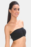 C9 Single Layered Non-Wired Full Coverage Tube Bra - Black — thumbnail 4