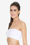 C9 Single Layered Non-Wired Full Coverage Tube Bra - White — thumbnail 3
