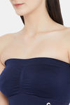 C9 Single Layered Non-Wired Full Coverage Tube Bra - Navy — thumbnail 6