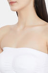 C9 Single Layered Non-Wired Full Coverage Tube Bra - White — thumbnail 5