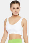 C9 Single Layered Non-Wired Full Coverage Bra - White — thumbnail 3