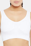 C9 Single Layered Non-Wired Full Coverage Bra - White — thumbnail 5