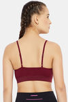 C9 Single Layered Non-Wired Full Coverage Bra - Wine — thumbnail 2