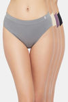 C9 Medium Rise Three-Fourth Coverage Seamless Bikini Panty (Pack Of 4) - Multicolor — thumbnail 1