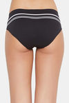 C9 Medium Rise Three-Fourth Coverage Seamless Bikini Panty (Pack Of 2) - Dark Violet Black — thumbnail 5