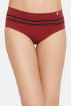 C9 Medium Rise Three-Fourth Coverage Seamless Bikini Panty (Pack Of 2) - Grey Wine — thumbnail 7