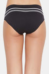 C9 Medium Rise Three-Fourth Coverage Seamless Bikini Panty (Pack Of 2) - Nude Black — thumbnail 5
