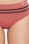 C9 Medium Rise Three-Fourth Coverage Seamless Bikini Panty (Pack Of 2) - Dusty Cedar Purple — thumbnail 6