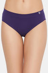 C9 Medium Rise Three-Fourth Coverage Seamless Bikini Panty (Pack Of 2) - Dark Violet Black — thumbnail 7