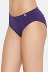C9 Medium Rise Three-Fourth Coverage Seamless Bikini Panty (Pack Of 2) - Dark Violet Black — thumbnail 9