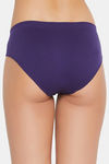 C9 Medium Rise Three-Fourth Coverage Seamless Bikini Panty (Pack Of 2) - Dark Violet Dark Grey — thumbnail 10