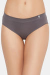 C9 Medium Rise Three-Fourth Coverage Seamless Bikini Panty (Pack Of 2) - Dark Violet Dark Grey — thumbnail 2