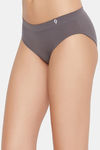 C9 Medium Rise Three-Fourth Coverage Seamless Bikini Panty (Pack Of 2) - Dark Violet Dark Grey — thumbnail 4