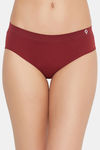 C9 Medium Rise Three-Fourth Coverage Seamless Bikini Panty (Pack Of 2) - Dark Green Wine — thumbnail 7