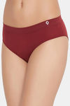 C9 Medium Rise Three-Fourth Coverage Seamless Bikini Panty (Pack Of 2) - Dark Green Wine — thumbnail 9