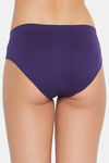 C9 Medium Rise Three-Fourth Coverage Seamless Bikini Panty (Pack Of 2) - Dark Violet Purple — thumbnail 5