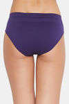 C9 Medium Rise Three-Fourth Coverage Seamless Bikini Panty (Pack Of 2) - Dark Violet Black — thumbnail 10