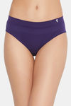 C9 Medium Rise Three-Fourth Coverage Seamless Bikini Panty (Pack Of 2) - Dark Violet Black — thumbnail 7