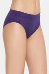 C9 Medium Rise Three-Fourth Coverage Seamless Bikini Panty (Pack Of 2) - Dark Violet Black — thumbnail 8