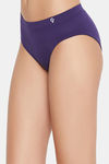 C9 Medium Rise Three-Fourth Coverage Seamless Bikini Panty (Pack Of 2) - Dark Violet Black — thumbnail 9