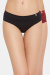C9 Medium Rise Three-Fourth Coverage Seamless Bikini Panty (Pack Of 2) - Black Wine — thumbnail 1