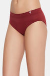 C9 Medium Rise Three-Fourth Coverage Seamless Bikini Panty (Pack Of 2) - Black Wine — thumbnail 9