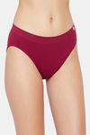 C9 Medium Rise Three-Fourth Coverage Seamless Bikini Panty (Pack Of 2) - Navy Beet Red — thumbnail 3