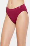 C9 Medium Rise Three-Fourth Coverage Seamless Bikini Panty (Pack Of 2) - Navy Beet Red — thumbnail 4