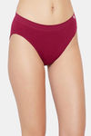 C9 Medium Rise Three-Fourth Coverage Seamless Bikini Panty (Pack Of 2) - Beet Red Beet Red — thumbnail 2