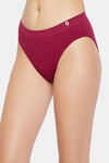 C9 Medium Rise Three-Fourth Coverage Seamless Bikini Panty (Pack Of 2) - Beet Red Beet Red — thumbnail 3