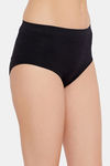 C9 Medium Rise Three-Fourth Coverage Seamless Bikini Panty (Pack Of 2) - Black Grey — thumbnail 3