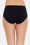 C9 Medium Rise Three-Fourth Coverage Seamless Bikini Panty (Pack Of 2) - Black Grey — thumbnail 5