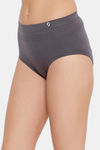 C9 Medium Rise Three-Fourth Coverage Seamless Bikini Panty (Pack Of 2) - Black Grey — thumbnail 9