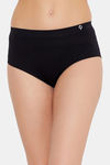 C9 Medium Rise Three-Fourth Coverage Seamless Bikini Panty (Pack Of 2) - Black Viole — thumbnail 2