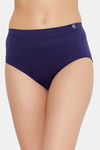 C9 Medium Rise Three-Fourth Coverage Seamless Bikini Panty (Pack Of 2) - Black Viole — thumbnail 7