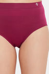 C9 Medium Rise Three-Fourth Coverage Seamless Bikini Panty (Pack Of 2) - Blue Horizon Dark Red — thumbnail 11