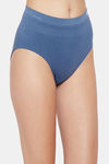 C9 Medium Rise Three-Fourth Coverage Seamless Bikini Panty (Pack Of 2) - Blue Horizon Dark Red — thumbnail 3