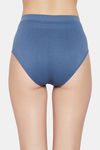 C9 Medium Rise Three-Fourth Coverage Seamless Bikini Panty (Pack Of 2) - Blue Horizon Dark Red — thumbnail 5