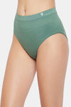 C9 Medium Rise Three-Fourth Coverage Seamless Bikini Panty (Pack Of 2) - Light Violet Green — thumbnail 4